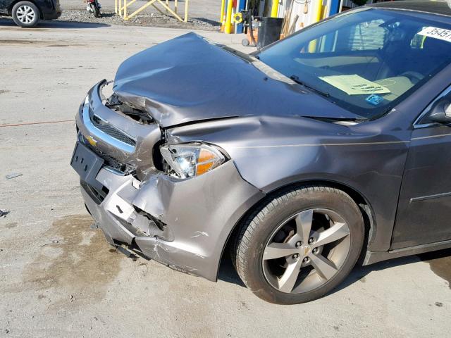 1G1ZC5E15BF281573 - 2011 CHEVROLET MALIBU 1LT GRAY photo 9
