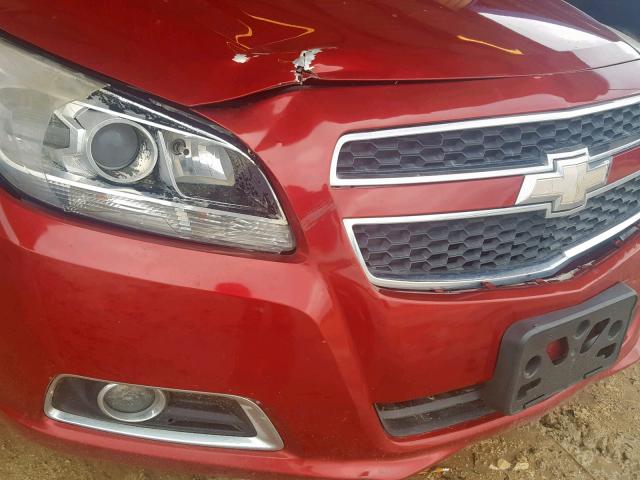 1G11F5SR1DF125838 - 2013 CHEVROLET MALIBU 2LT MAROON photo 9