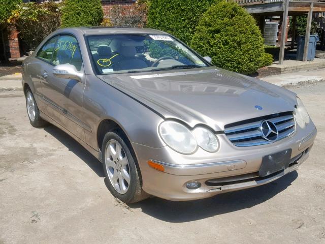 WDBTJ65J64F102435 - 2004 MERCEDES-BENZ CLK 320C TAN photo 1