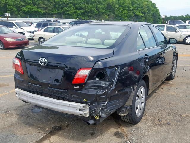 4T1BE46K87U046135 - 2007 TOYOTA CAMRY NEW BLACK photo 4