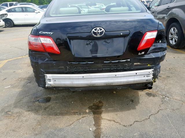 4T1BE46K87U046135 - 2007 TOYOTA CAMRY NEW BLACK photo 9