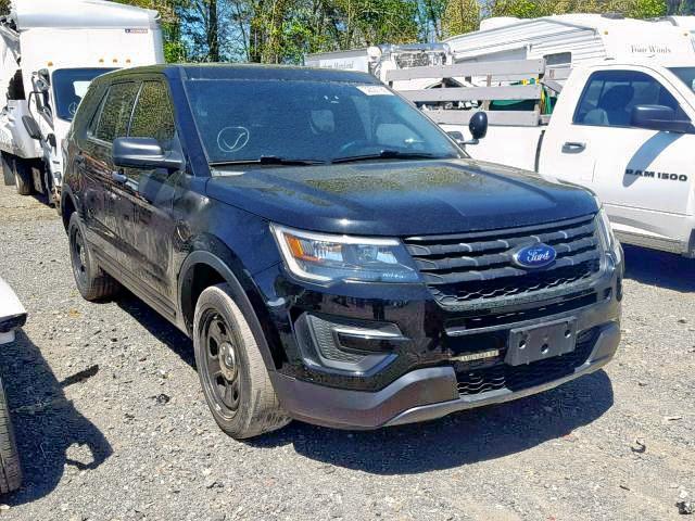 1FM5K8AR8HGA89374 - 2017 FORD EXPLORER P BLACK photo 1