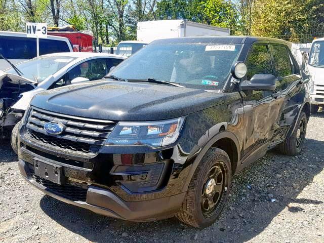 1FM5K8AR8HGA89374 - 2017 FORD EXPLORER P BLACK photo 2