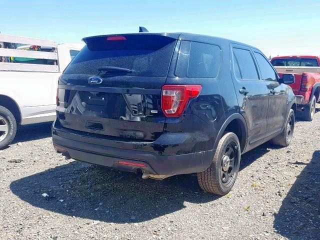 1FM5K8AR8HGA89374 - 2017 FORD EXPLORER P BLACK photo 4