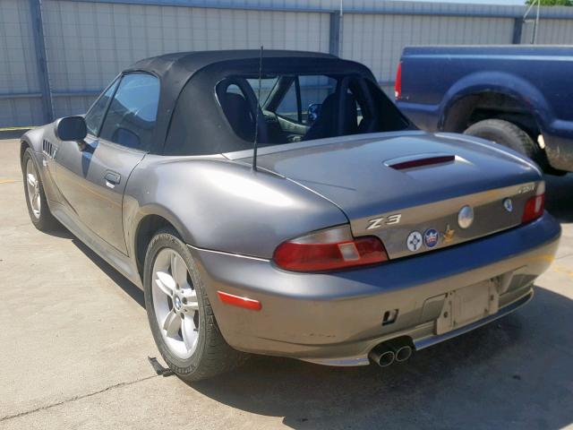 WBACN33461LM01936 - 2001 BMW Z3 2.5 CHARCOAL photo 3