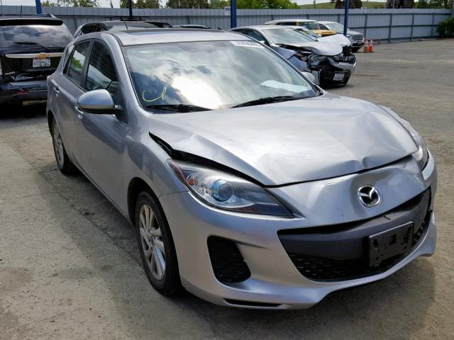 JM1BL1M85C1641665 - 2012 MAZDA 3 I SILVER photo 1