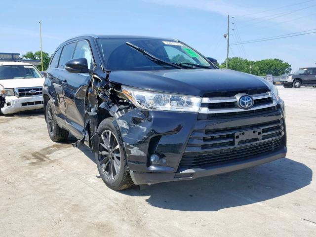 5TDJGRFH1JS052219 - 2018 TOYOTA HIGHLANDER BLACK photo 1