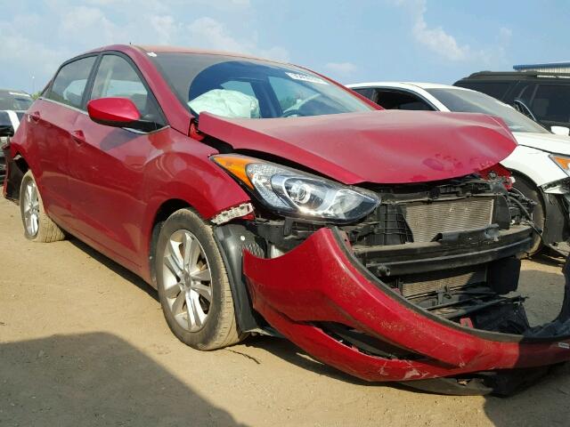 KMHD35LH2EU230464 - 2014 HYUNDAI ELANTRA GT RED photo 1