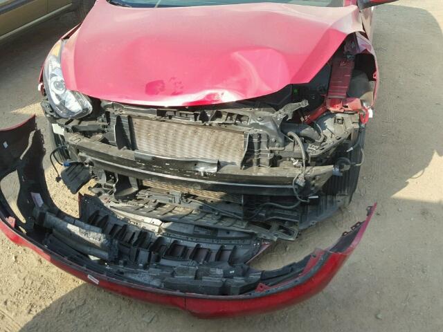 KMHD35LH2EU230464 - 2014 HYUNDAI ELANTRA GT RED photo 7