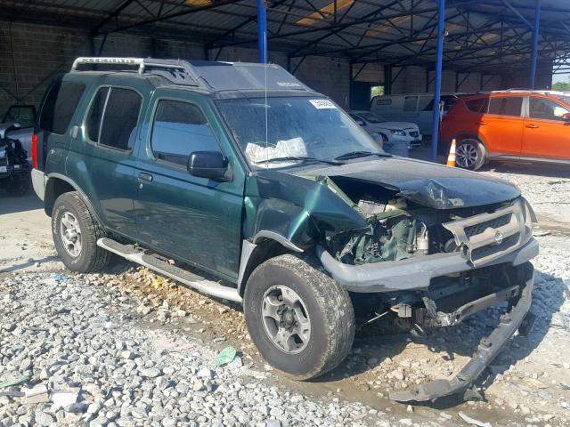 5N1ED28T6YC511304 - 2000 NISSAN XTERRA XE GREEN photo 1