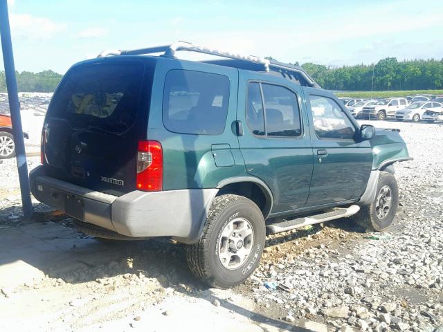 5N1ED28T6YC511304 - 2000 NISSAN XTERRA XE GREEN photo 4