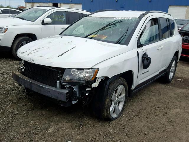 1C4NJDBB0GD723116 - 2016 JEEP COMPASS SP WHITE photo 2