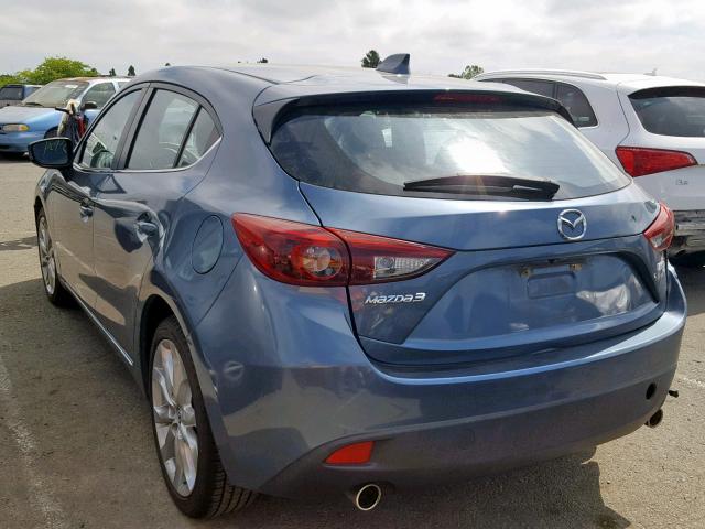 JM1BM1M31E1200233 - 2014 MAZDA 3 GRAND TO BLUE photo 3