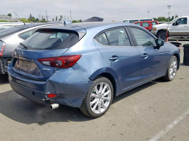 JM1BM1M31E1200233 - 2014 MAZDA 3 GRAND TO BLUE photo 4