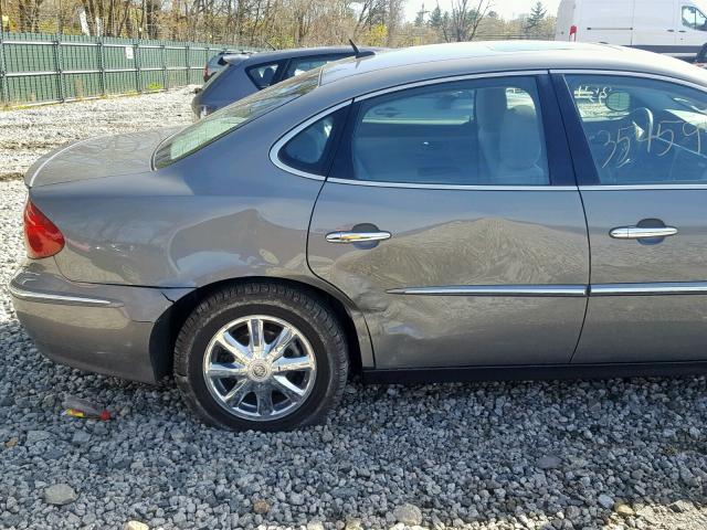 2G4WC582771249779 - 2007 BUICK LACROSSE C SILVER photo 9