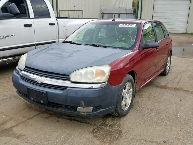 1G1ZU64864F178635 - 2004 CHEVROLET MALIBU MAX 栗色 照片 2