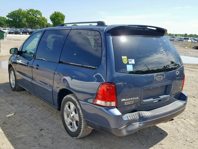 2FMZA51626BA05515 - 2006 FORD FREESTAR S BLUE photo 3