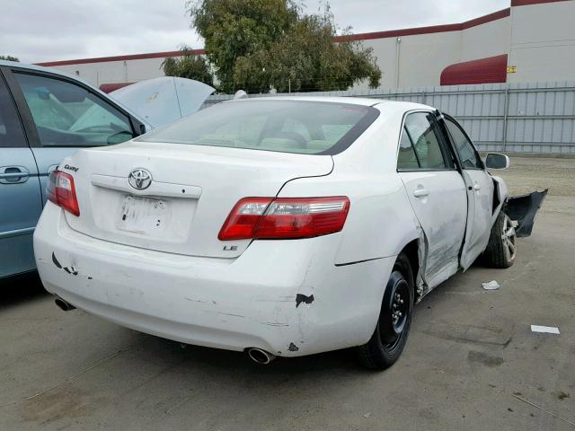 4T1BK46K67U502450 - 2007 TOYOTA CAMRY NEW WHITE photo 4