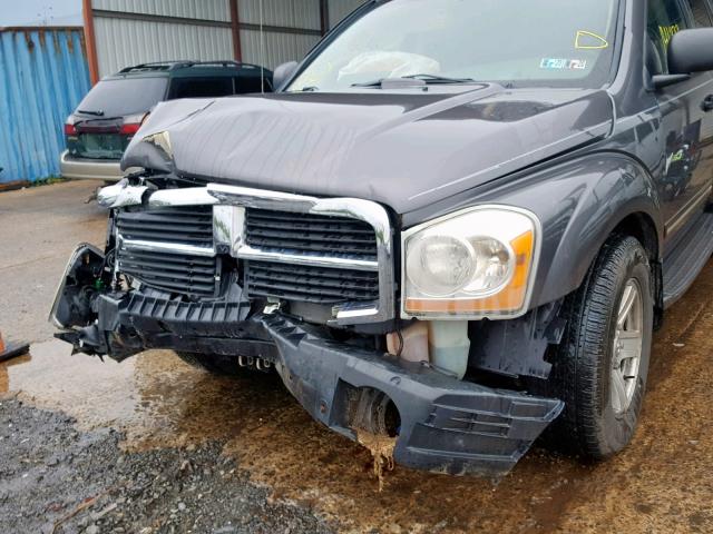 1D4HB58N04F104150 - 2004 DODGE DURANGO LI GRAY photo 9