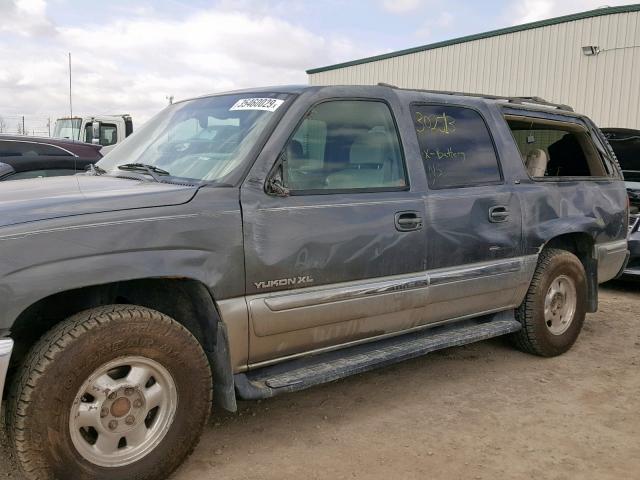 1GKFK16T31J161910 - 2001 GMC YUKON XL K GRAY photo 9