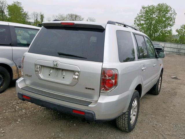 5FNYF18268B046300 - 2008 HONDA PILOT VP SILVER photo 4