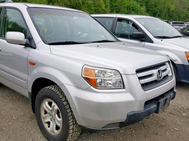 5FNYF18268B046300 - 2008 HONDA PILOT VP SILVER photo 9