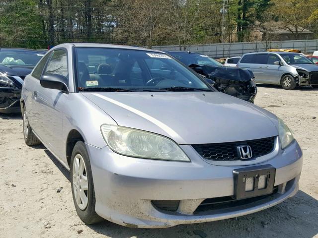 1HGEM22144L038395 - 2004 HONDA CIVIC DX V SILVER photo 1