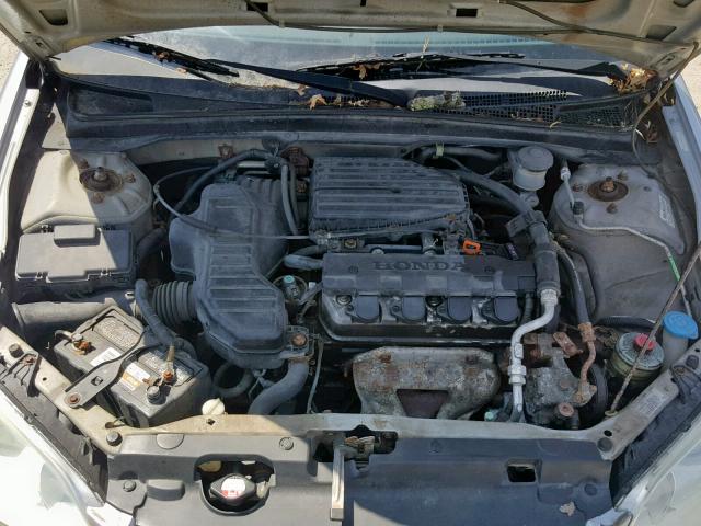 1HGEM22144L038395 - 2004 HONDA CIVIC DX V SILVER photo 7