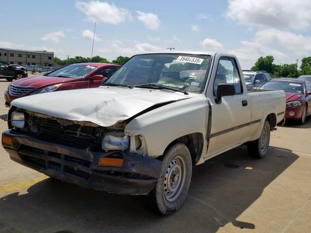 4TARN81A8PZ131547 - 1993 TOYOTA PICKUP 1/2 WHITE photo 2