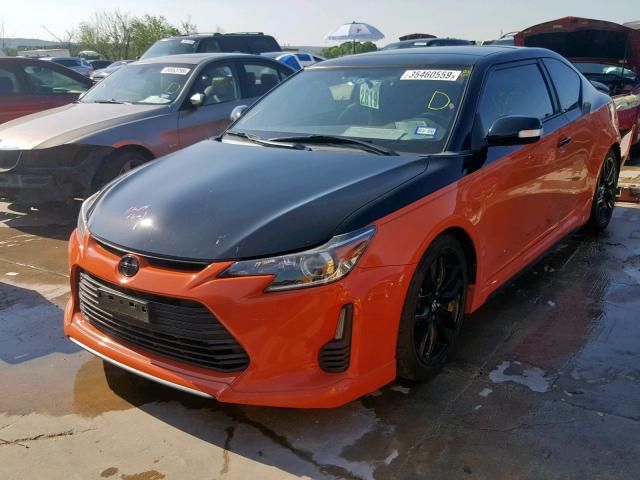 JTKJF5C74FJ006565 - 2015 TOYOTA SCION TC ნარინჯისფერი ფოტო 2