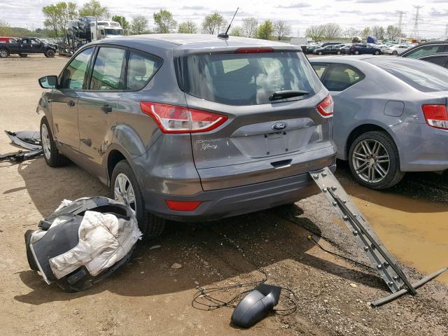 1FMCU0F75EUC49881 - 2014 FORD ESCAPE S GRAY photo 3