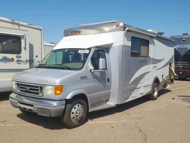 1FDXE45S36HA25143 - 2006 FORD RV SILVER photo 2