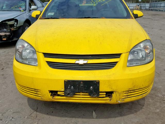 1G1AT18H197248217 - 2009 CHEVROLET COBALT LT YELLOW photo 9