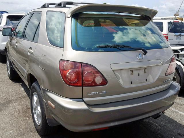 JT6GF10U7Y0055408 - 2000 LEXUS RX 300 TAN photo 3