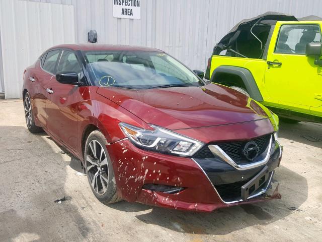 1N4AA6AP6JC404099 - 2018 NISSAN MAXIMA 3.5 RED photo 1