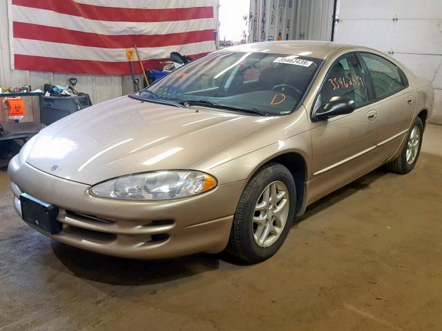 2B3HD46R14H647031 - 2004 DODGE INTREPID S GOLD photo 2