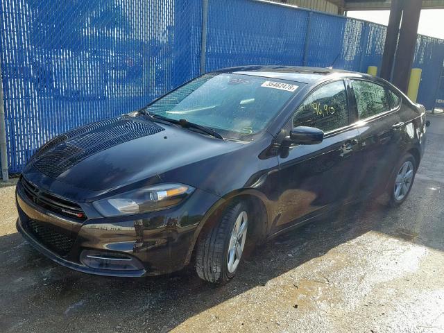 1C3CDFBB9FD265346 - 2015 DODGE DART SXT BLACK photo 2