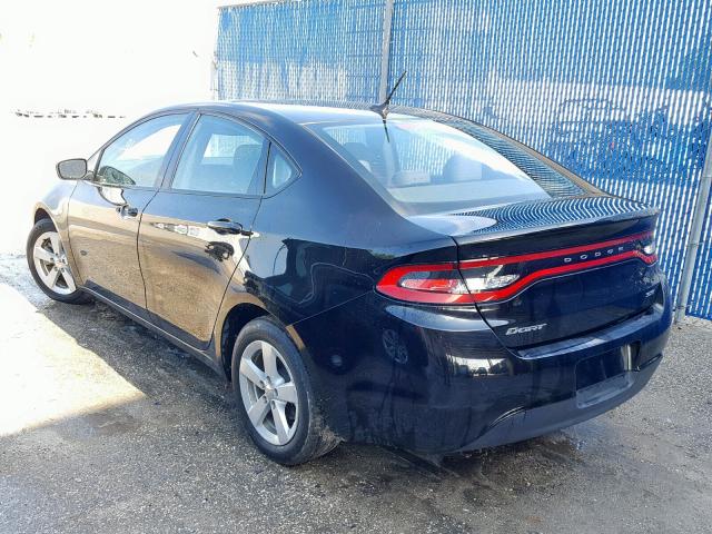 1C3CDFBB9FD265346 - 2015 DODGE DART SXT BLACK photo 3