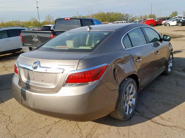 1G4GC5EG3AF187107 - 2010 BUICK LACROSSE C TAN photo 4