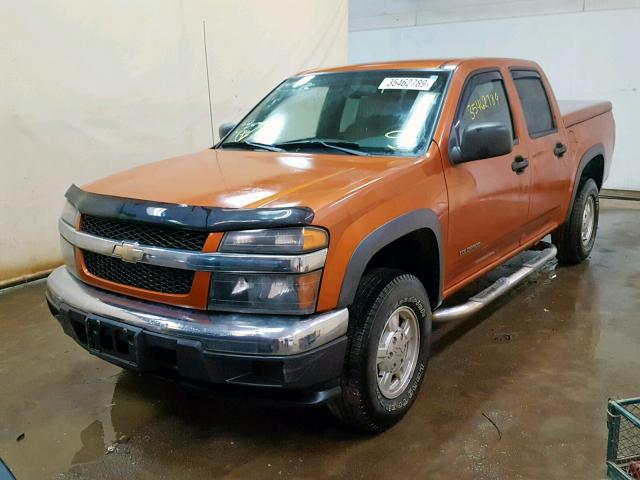 1GCDT136958282209 - 2005 CHEVROLET COLORADO ORANGE photo 2