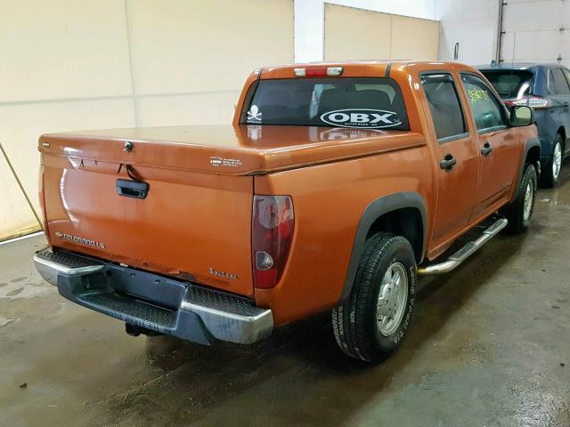 1GCDT136958282209 - 2005 CHEVROLET COLORADO ORANGE photo 4