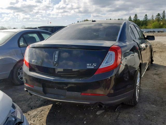 1LNHL9FT7DG606226 - 2013 LINCOLN MKS BLACK photo 4