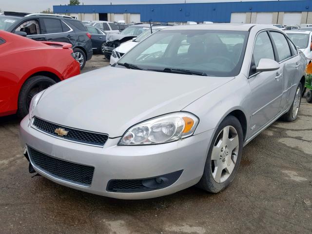 2G1WD58C081335956 - 2008 CHEVROLET IMPALA SUP ვერცხლისფერი ფოტო 2