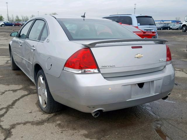 2G1WD58C081335956 - 2008 CHEVROLET IMPALA SUP ვერცხლისფერი ფოტო 3