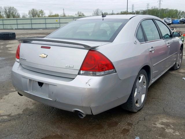 2G1WD58C081335956 - 2008 CHEVROLET IMPALA SUP ვერცხლისფერი ფოტო 4