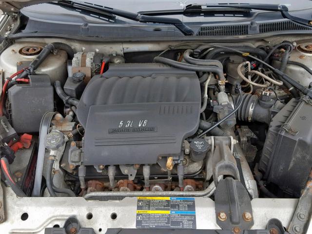 2G1WD58C081335956 - 2008 CHEVROLET IMPALA SUP ვერცხლისფერი ფოტო 7