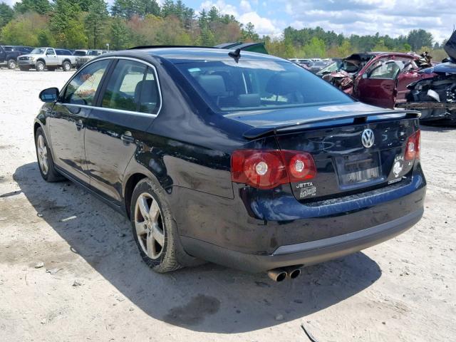 3VWRZ71K68M090220 - 2008 VOLKSWAGEN JETTA SE BLACK photo 3