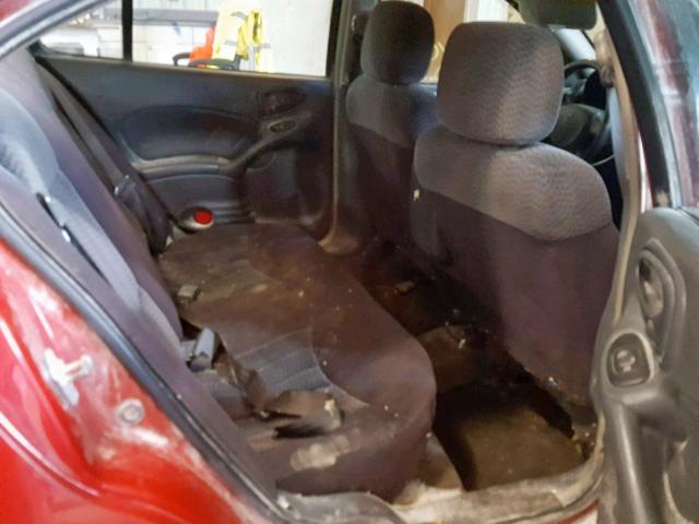 1G2NF52E04M668071 - 2004 PONTIAC GRAND AM S RED photo 6