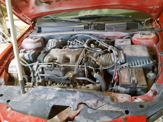 1G2NF52E04M668071 - 2004 PONTIAC GRAND AM S RED photo 7