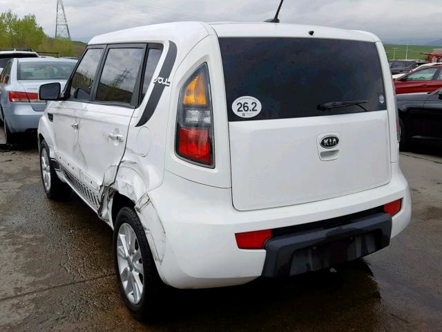 KNDJT2A23B7710804 - 2011 KIA SOUL + WHITE photo 3